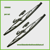 Ruitenwisserbladen compleet set van 2 stuks Fiat 126
