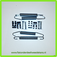 Remschoen veer set met montage veer voor remschoen voor of achter 500G-126