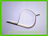 Uitlaat beugel set massieve kwaliteit voor pot recht op Fiat 126 FL-EL