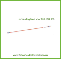 Remleiding links voor koper Fiat 500-126