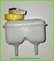 Remreservoir dubbel met sensor Fiat 126