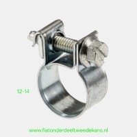 Benzineslang klem 12-14 Fiat 500-126