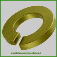 Geel gepassiveerde veer ring 8MM Fiat 500-126