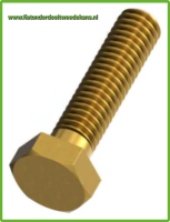 Geel gepassiveerde bout 8MM x 16MM Fiat 500-126