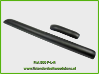 Stootrand dashboard (knie beschermer) zwart Fiat 500 F L R