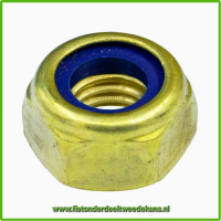 Geel gepassiveerd borgmoer 6MM Fiat 500-126