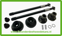 Aandrijfas set 24 mm compleet Fiat 126