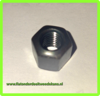 Uitlaat moer zwart Fiat 500-126