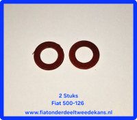 Fibber ringen per set van 2 Fiat 500-126