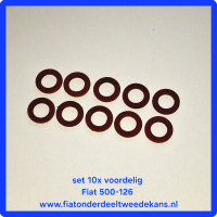 Fibber ringen set van 10 stuks