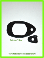 Deurkruk rubber set Fiat  500