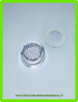 Knipperlicht glas zijkant wit Fiat 126 EL