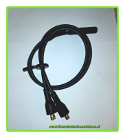 Bougie kabel set voor dubbele bobine (siliconen) 500-126-650
